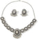 Vintage Austrian Crystal Kundan Necklace Earrings Jewelry Set for Women Bride Indian Traditional Bollywood Statement Choker Punk Pendent Necklace ...