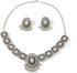 Vintage Austrian Crystal Kundan Necklace Earrings Jewelry Set for Women Bride Indian Traditional Bollywood Statement Choker Punk Pendent Necklace ...