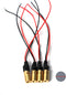 650nm red light laser module industrial laser module adjustable focal length(6mm-line-4packs)...