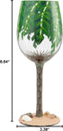 Enesco 6007485 Designs by Lolita Palm Tree Artisan Wine Glass, 15 Ounce, Multicolor...
