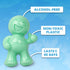 Little Joe 96406-6PK Fresh Mint Scent Car Air Freshener Clips to A/C Air Vent Uses Alcohol-Free Fragrance Oil is Non-Hazardous and Non-Toxic Plast...