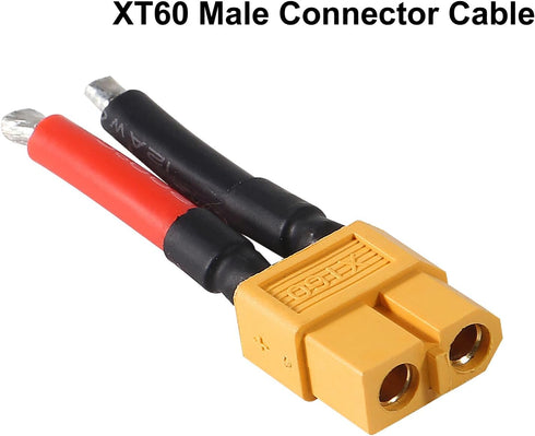 6 Pairs XT60 Connector 12AWG Silicon Wire Female and Male Extention Cable XT60 Plug Connector Compatible with RC Cars Boat Drone Lithium Battery C...