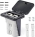 175A Plug Mounting Panel with Dust Cover Compatible with Anderson SB175 Series Connectors Flush Mount Recessed Plate, 175Amp Socket Panel 12-24V D...