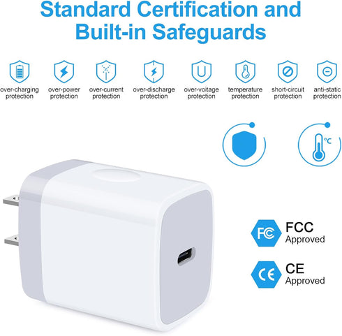 20W Super Fast Charger Type C Wall Plug Adapter Quick Charging Block Compatible Samsung Galaxy A15 5G A35/A55/A14/S24 Ultra/S23 FE/S21 FE/A54/A13/...