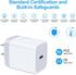 20W Super Fast Charger Type C Wall Plug Adapter Quick Charging Block Compatible Samsung Galaxy A15 5G A35/A55/A14/S24 Ultra/S23 FE/S21 FE/A54/A13/...