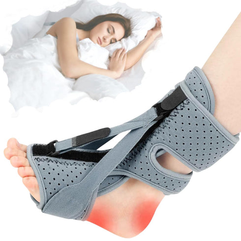 Plantar Fasciitis Night Splint,Ankle Brace for Plantar Fasciitis Relief,Adjustable Breathable Plantar Fasciitis Ankle Brace For Achilles Tendoniti...