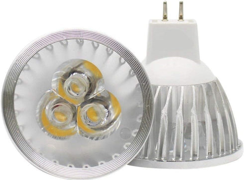 MR16 LED Bulbs MR16 3W LED Warm White Light Bulbs GU5.3 MR16 LED Bulbs 12V 3W LED Spotlight Bulbs for for Landscape Recessed Track Lighting,20W Ha...