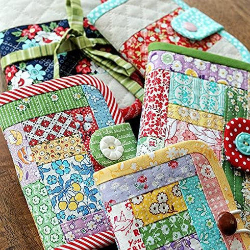 50pcs 10 x 10 inches Cotton Fabric Bundle Squares for Quilting Sewing, Precut Fabric Squares for Craft Patchwork...