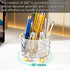 Pen Holder for Desk, 6 Slots 360° Degree Rotating Desk Organizers - Pencil Pen Organizers for Desk - Pencil Holder for Desk - Pencil Cup Pot for O...