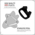 Camera Quick Release Strap, 4 Pcs Black Adjustable Camera Strap Quick Release Clips Connector Buckle Quick Release Connect Adapter to Camera Neck ...