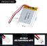 3.7V 650mAh 603040 Lipo battery Rechargeable Lithium Polymer ion Battery Pack with PH2.0mm JST Connector...