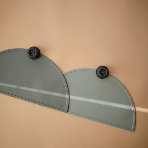 mushie Silicone Placemat for Kids | BPA-Free Non-Slip Design (Dried Thyme)...