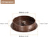 uxcell 2Pcs Cable Hole Cover 2.4 Inch/60 mm ABS Desk Cable Wire Cord Grommet Hole Cover for Office PC Desk Cable Cord Organizer, Brown...