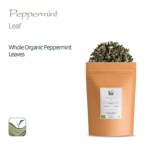 Peppermint Tea Loose Leaf Pure Organic Herbal - Dried Loose Leaf Pepper Mint - Mentha Piperita - Dried Peppermint Leaves Pepperment Leaves Pepperm...