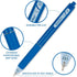 Pastel Ballpoint Pens Colored Ink Retractable - Medium Point 0.7mm Comfortable Grip - Quick Drying, Smearing and Smudging Proof - Smooth Writing...