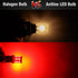 1156 1141 1003 7506 BA15S LED Bulbs Brilliant Red, 12-24V Super Bright 1000 Lumens Replacement for RV Camper Interior Lights, Tail Brake Lights, T...