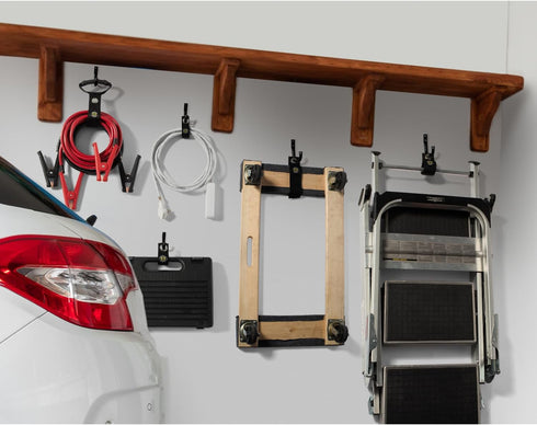 Spartan Power Heavy Duty Storage Straps, 2" X 17" Extension Cord Holder Organizer for Garage Organization and Cable Storage (6 Pack)...
