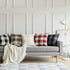 MIULEE Pack of 2 Farmhouse Buffalo Check Plaids Polyester Linen Soft Soild Decorative Square Throw Pillow Covers Outdoor Home Decor Cushion Case f...