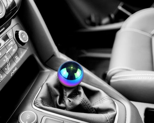 Neo Chrome Shifter Ball Chrome Shift Knob Round Weighted Manual Gear JDM Aluminum...
