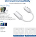 TechMatte Lightning to USB C Cable Adapter, 4 inch PD Fast Charging Compatible with Phone 15/Plus/Pro/Pro Max and More Type C Devices, No Headphon...
