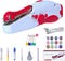 Handheld Sewing Machine: Ideal for Adults - Mini Electric Stitcher, Fast on Fabrics/Clothes - Beginners' DIY, Travel (Red) incl. Stitching Mini El...