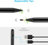 iPad Pen for Apple iPad 11th/10th/9th/8th Generation 10.2" Pencil,Palm Rejection Fine Point Tip Active Stylus Pencil for iPad 10.2 Inch Good for P...