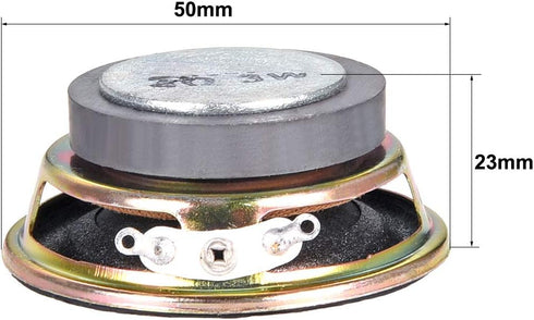 uxcell 3W 4 Ohm DIY Speaker 50mm Round Shape Replacement Loudspeaker 2pcs...