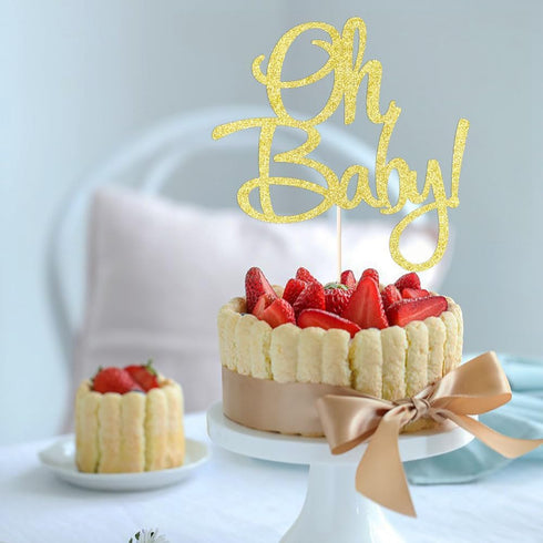 Oh Baby Cake Topper - Baby Shower For boys and girls...