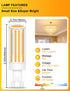 G9 LED Bulb 8W 75W 80W Halogen Equivalent, Dimmable 800LM 2700K Soft Warm White T4 G9 Bi Pin Base Light Bulbs for Chandelier Pendant Wall Ceiling ...