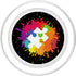 Autism Awareness Puzzle Piece Colorful Rainbow Splatter PopSockets MagSafe PopGrip for iPhone...