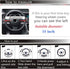 Car Steering Wheel Cover with Handbrake Cover & Gear Shift Cover Cxtiy Fashion Steering Wheel Wrap Fluffy Soft and Warm in Winter Diameter 14.96" ...