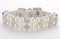 KUDES Dog Cat Pearl Collars with Crystal Rhinestone Diamond Décor, Adjustable Cute Fashion Pet PU Leather Collars Necklace for Small Dog Pets Wedd...