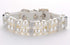 KUDES Dog Cat Pearl Collars with Crystal Rhinestone Diamond Décor, Adjustable Cute Fashion Pet PU Leather Collars Necklace for Small Dog Pets Wedd...