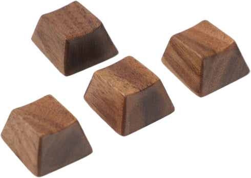 YMDK Wooden Keycap Solid Walnut Wood Keycap Novelty Keycaps Spacebar Esc Arrow Keys OEM Profile for Cherry MX Mechanical Keyboard (Arrow 4 Keys R1...