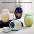 Mini Cremation Urns for Human Ashes Set of 4 - Tree of Life Small Keepsake Urns - Ceramic Adult Dog Cat Ashes Holders Miniature Memorial Funeral U...