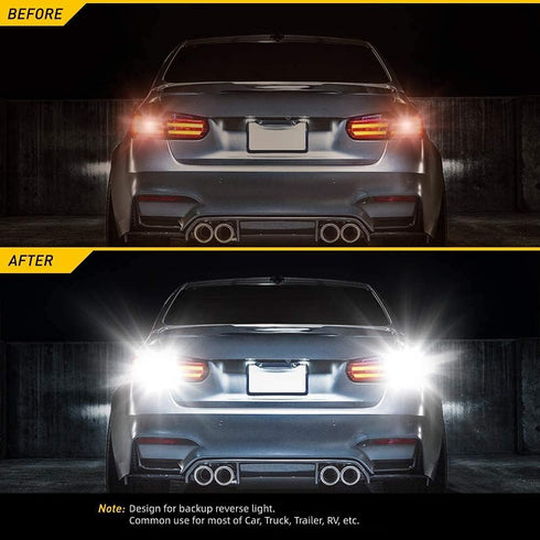 D-Lumina 912 921 LED Bulbs for Backup Reverse Light, 5600 Lumens 21W 2-SMD CSP Chips T15 906 W16W LED Bulb For Car Truck Reverse Back Up Light, Ca...