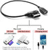 AMI to USB Cable for Audi Audio Music Interface Adapter, MDI USB AUX Flash Drive Adapter Cord for Car VW Audi 2014 A4 A6 Q5 Q7...