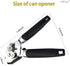 Can Opener Manual, Handheld Strong Heavy Duty Stainless Steel Can Opener, Comfortable Handle, Sharp Blade Smooth Edge, Can Openers with Multifunct...