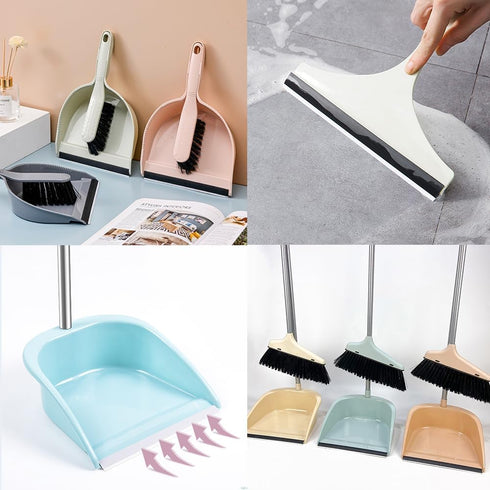 CRASPIRE 4Pcs Dustpan Rubber Edge Strips Adhesive Replacement Lip Black Broom Plastic Small Dustpan Repair Inlet Refill Pressing Garbage Silicone ...