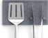 Outset 76652 Silicone Grill Mat, 9.5" Utensil Holder, Black...