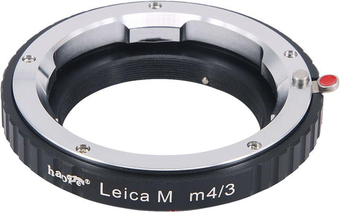 Haoge Manual Lens Mount Adapter for Leica M LM Lens to Olympus and Panasonic Micro Four Thirds MFT M4/3 M43 Mount Camera...