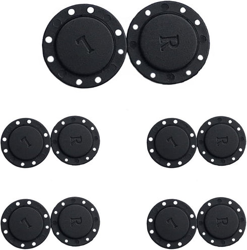 5pcs Magnetic Buttons for Clothing Sewable Snaps Invisible Hidden Sewing Button Snaps Sewing Button Snaps for Curtains Coats Jackets Bags Washable...