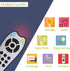 Baby Realistic TV Remote Control Toy with Light and Sound, Upgrade Adjustable Volume, Early Educational Musical Toys with 3 Language English,Frenc...