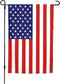 Outdoor 12x18 Inch Double Sided American Garden Flag American 4th of July Decorative Flag Fade Resistant Banner for Yard Lawn Home Decor...