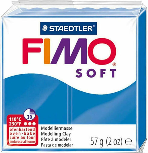FIMO Staedtler Soft Polymer Oven Modelling Clay - Cool Tones - Set of 6...