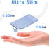 TNTOR Portable Charger, 5000mAh Ultra Slim Power Bank with Built in Lightning Cable Compatible with iPhone 14/13/12/11/X/8/7 Series Blue......