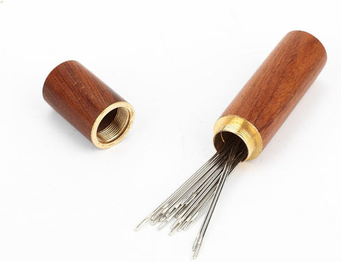 20pcs Large Eye Sewing Needles, Stainless Steel Tapestry Needle Hand Knitting Needles Wool Needle with Wooden Needle Case Yarn Knitting Needles Da...