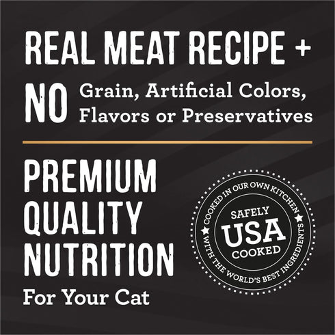 Merrick Purrfect Bistro Soirees Grain Free Natural Canned Cat Food with Gravy Variety Pack, Chicken and Turkey - (Pack of 6) 2.75 oz. Cans...