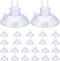24 Pcs Aquarium Suction Cup for Fish Tank Airline Tubing Clear Suction Cup Clips for Aquarium Air Tubing Fish Tank Tubing Suction Cups...