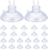 24 Pcs Aquarium Suction Cup for Fish Tank Airline Tubing Clear Suction Cup Clips for Aquarium Air Tubing Fish Tank Tubing Suction Cups...